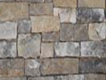 Nashville Fieldstone Rustic Brown Tan Square Rectangular Stone Wall
